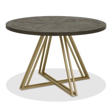 Varela Fumed Oak 4 Seater Circular Dining Table