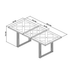 Varela Fumed Oak 4-6 Extension Dining Table