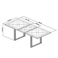 Varela Fumed Oak 6-8 Extension Dining Table