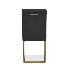 Varela Uph Cantilever Black Fabric Chairs