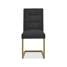 Varela Uph Cantilever Black Fabric Chairs