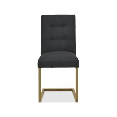 Varela Uph Cantilever Black Fabric Chairs