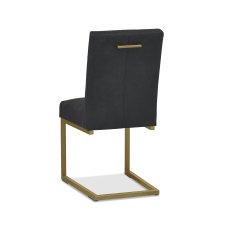 Varela Uph Cantilever Black Fabric Chairs