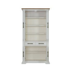 Rivera Two Tone Display Cabinet