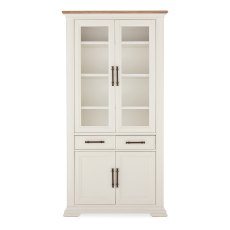 Rivera Two Tone Display Cabinet