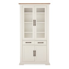 Rivera Two Tone Display Cabinet