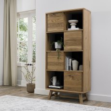 Rosen Rustic Oak Display Cabinet