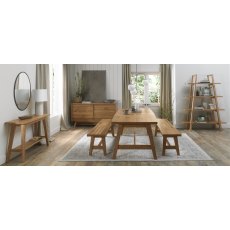 Rosen Rustic Oak Large Bench