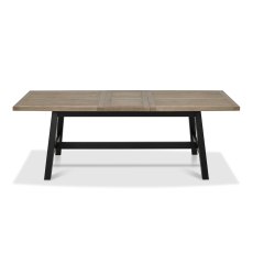 Rosen Weathered Oak & Peppercorn 4 - 6 Seater Dining Table