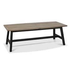 Rosen Weathered Oak & Peppercorn 6 - 8 Seater Dining Table