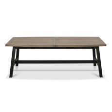 Rosen Weathered Oak & Peppercorn 6 - 8 Seater Dining Table