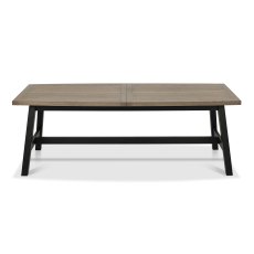 Rosen Weathered Oak & Peppercorn 6 - 8 Seater Dining Table