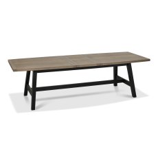 Rosen Weathered Oak & Peppercorn 6 - 8 Seater Dining Table