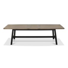 Rosen Weathered Oak & Peppercorn 6 - 8 Seater Dining Table