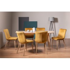 Johansen Scandi Oak 6 Seater Dining Table