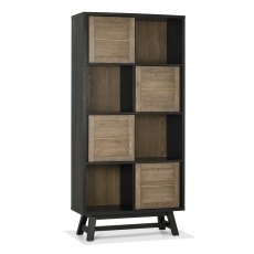 Rosen Weathered Oak & Peppercorn Display Cabinet