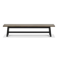 Rosen Weathered Oak & Peppercorn Large Bench