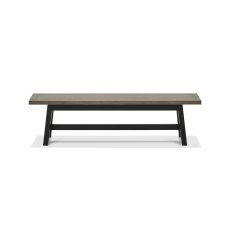 Rosen Weathered Oak & Peppercorn Small Bench