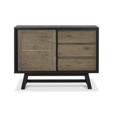 Rosen Weathered Oak & Peppercorn Narrow Sideboard