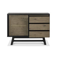 Rosen Weathered Oak & Peppercorn Narrow Sideboard