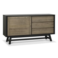 Rosen Weathered Oak & Peppercorn Wide Sideboard