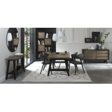 Rosen Weathered Oak & Peppercorn Wide Sideboard