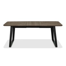 Castello Weathered Oak & Peppercorn 4-6 Seater Extension Dining Table