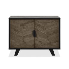 Castello Weathered Oak & Peppercorn Narrow Sideboard