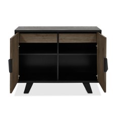 Castello Weathered Oak & Peppercorn Narrow Sideboard