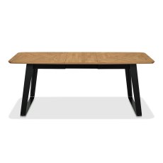 Castello Rustic Oak & Peppercorn 4-6 Seater Extension Dining Table