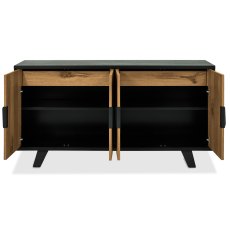 Castello Rustic Oak & Peppercorn Wide Sideboard