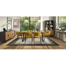 Castello Rustic Oak & Peppercorn Wide Sideboard