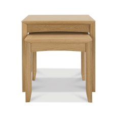 Jasper Oak Nest of Lamp Tables
