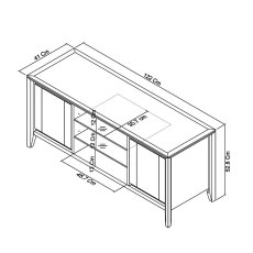 Jasper Oak Entertainment Unit