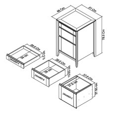 Jasper Oak Filing Cabinet