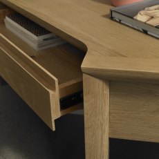 Jasper Oak Corner Desk