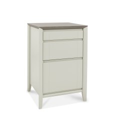 Jasper Grey Washed Oak & Soft Grey Filing Cabinet