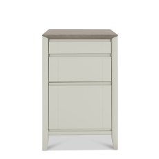 Jasper Grey Washed Oak & Soft Grey Filing Cabinet