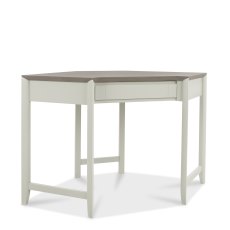 Jasper Grey Washed Oak & Soft Grey Corner Desk