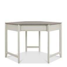 Jasper Grey Washed Oak & Soft Grey Corner Desk