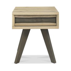 Garner Aged Oak Lamp Table with Drawer