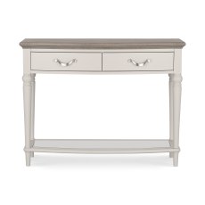 Miller Grey Washed Oak & Soft Grey Console Table