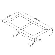 Rivera Two Tone Coffee Table