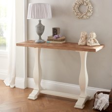 Rivera Two Tone Console Table