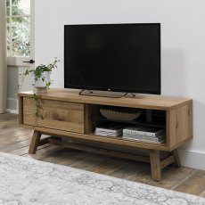 Rosen Rustic Oak Entertainment Unit