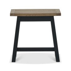 Rosen Weathered Oak & Peppercorn Side Table