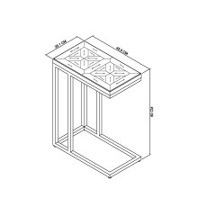 Varela Fumed Oak Sofa Table