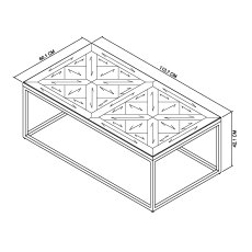 Varela Fumed Oak Coffee Table