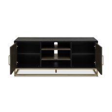 Varela Fumed Oak Entertainment Unit with Doors