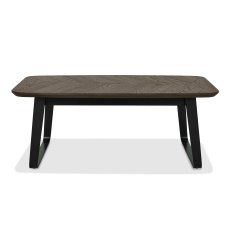 Castello Weathered Oak & Peppercorn Rectangular Coffee Table